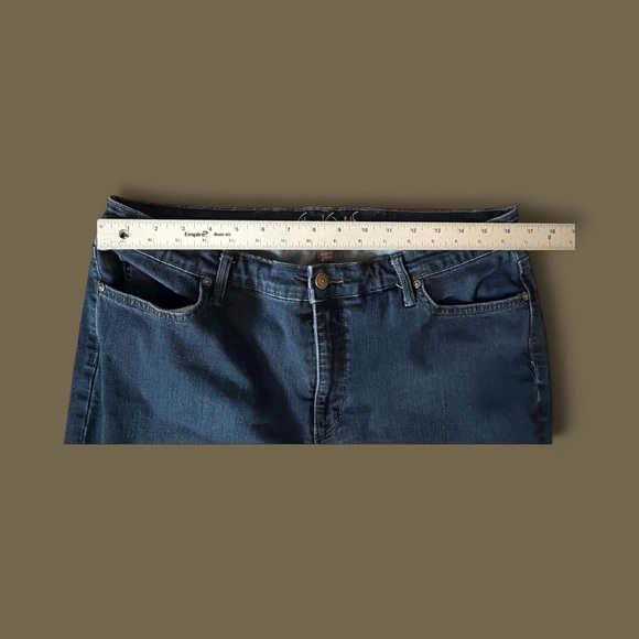 Gloria Vanderbilt Indigo Wide Leg Jeans - Picture 6 of 6